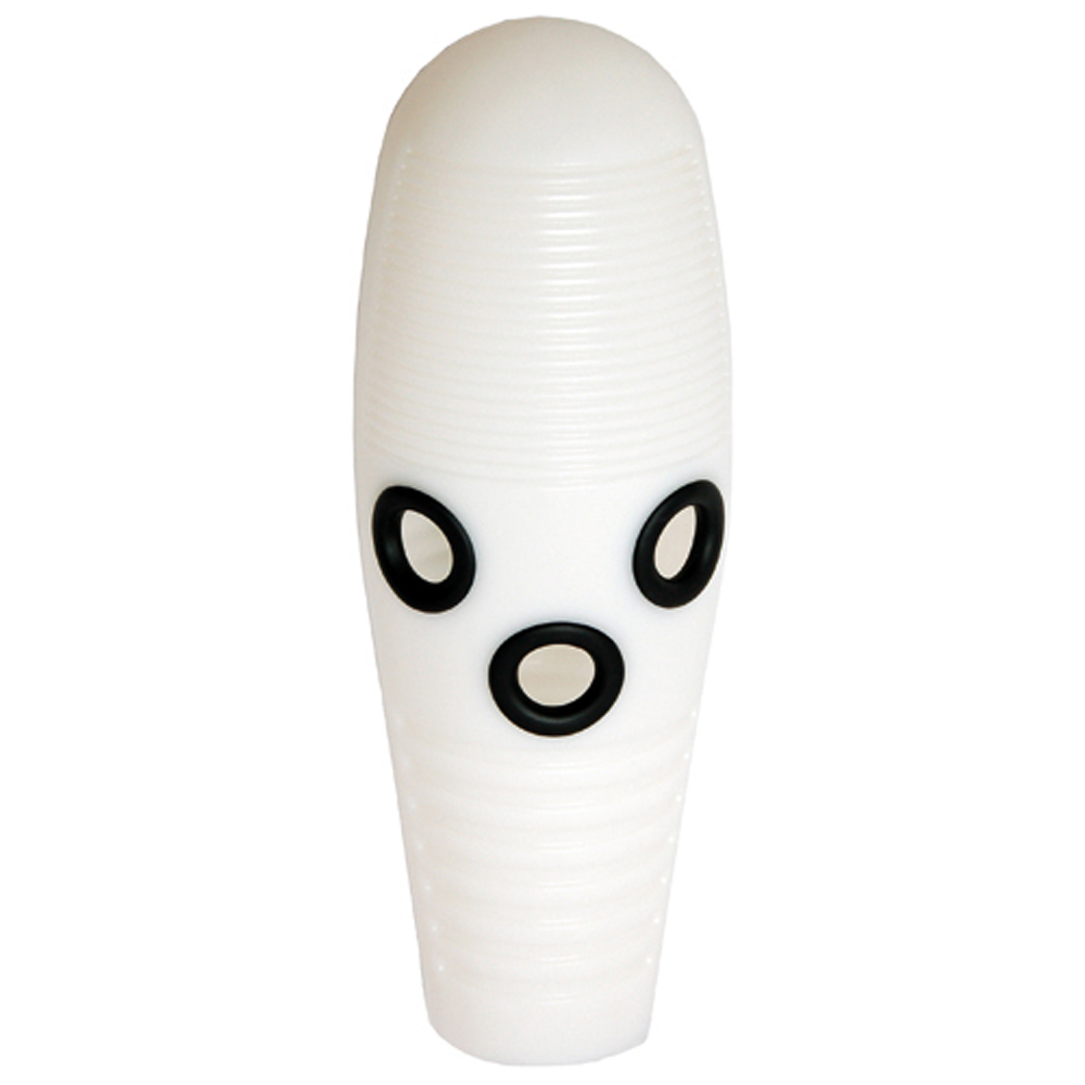 Guiro in plastica - Bianco