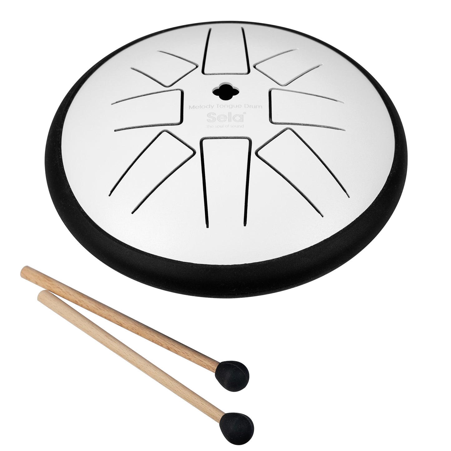 Tongue Drum Melody 6“ - Sol (G) minore - Bianco