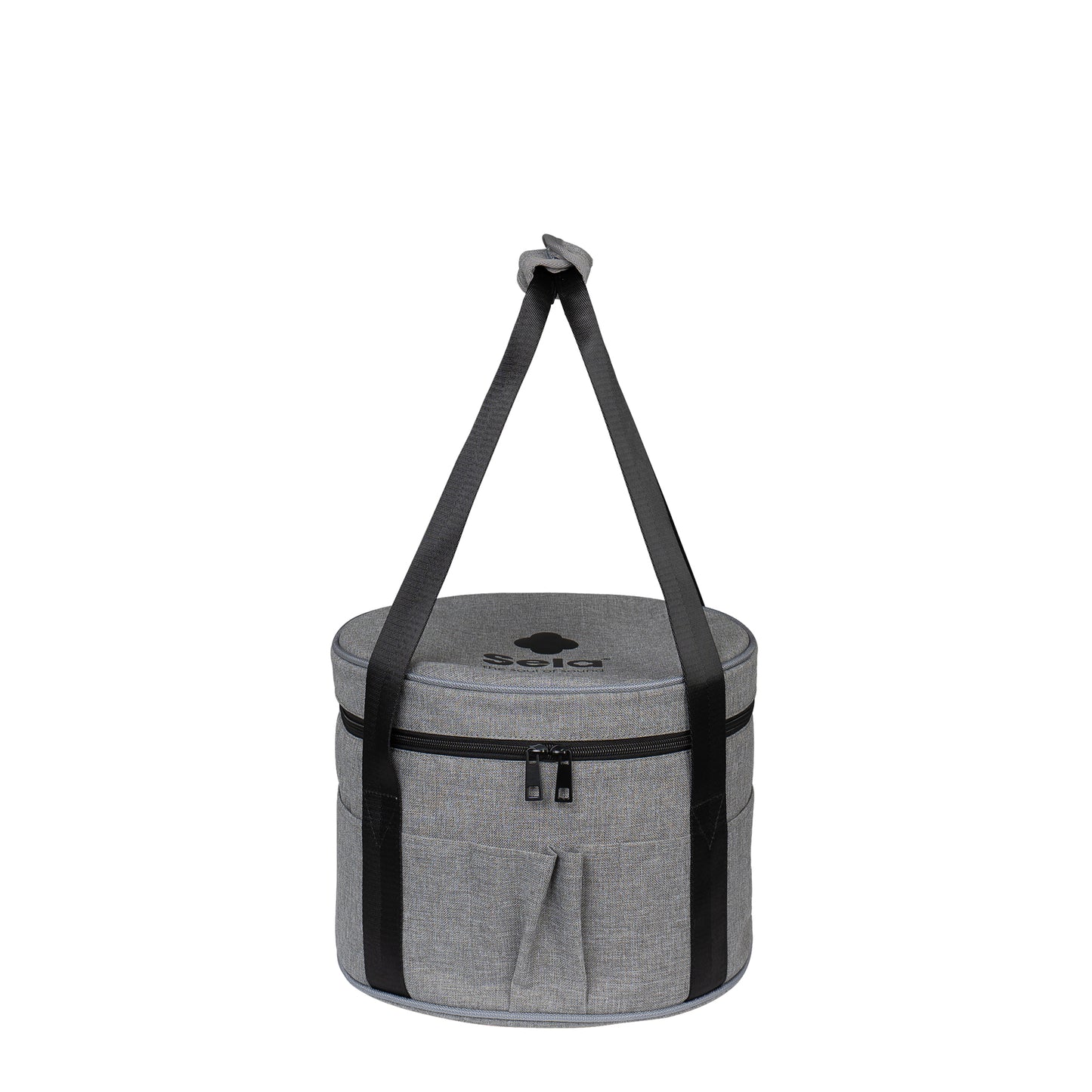 Borsa per campana di cristallo 9" e 10" - grigia