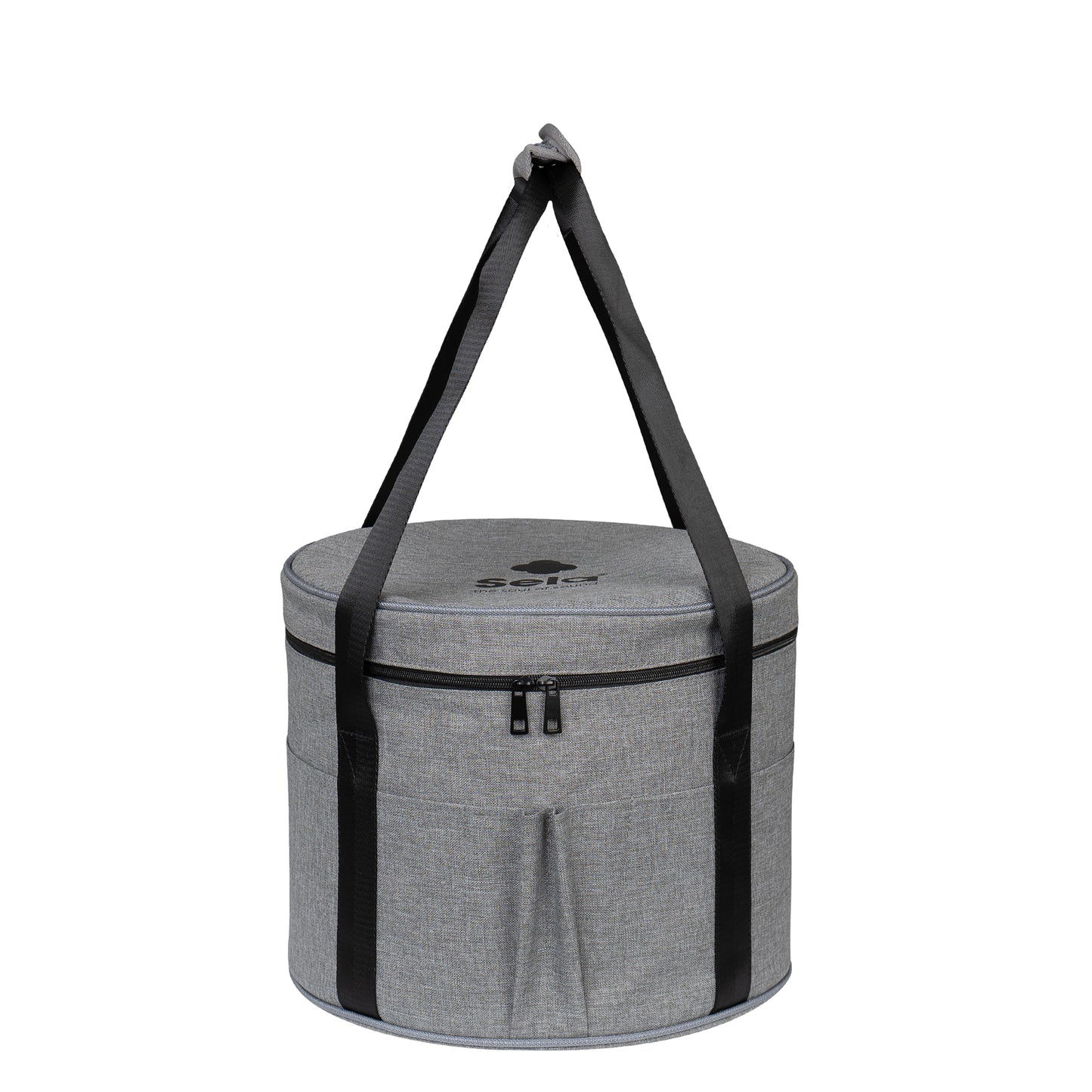 Borsa per campana di cristallo 11" e 12" - grigia