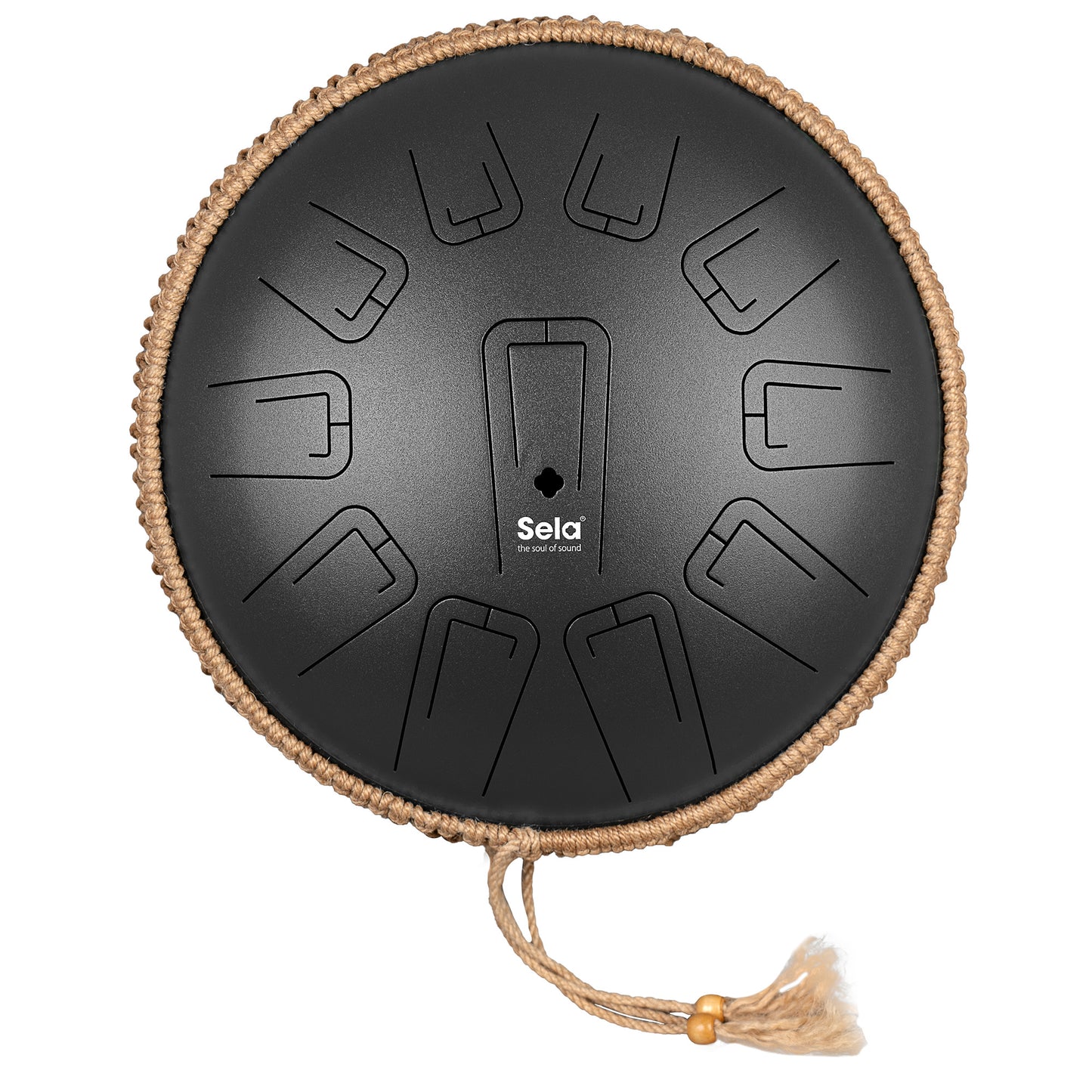 Tongue Drum Unity 13" - Do (C) minore - 432 Hz - Nero