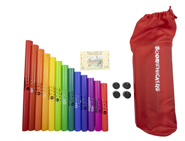 Kit di 13 Tubi Sonori + 4 Tappi Octavator + Libro + Bag