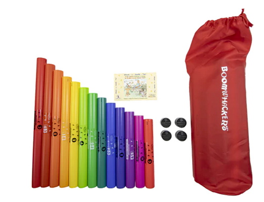 Kit di 13 Tubi Sonori + 4 Tappi Octavator + Libro + Bag