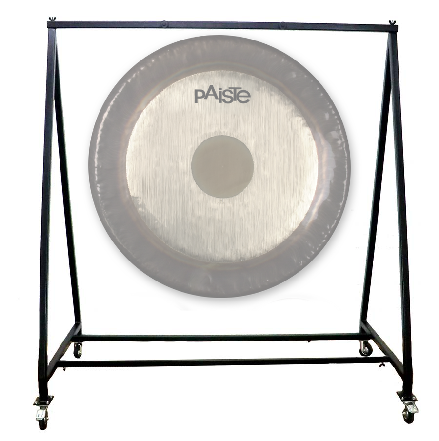 Supporto a terra a trapezio con ruote per gong 80"