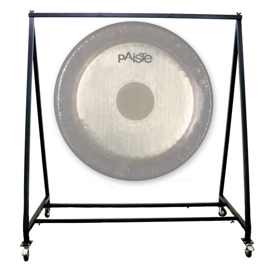 Supporto a terra a trapezio con ruote per gong 80"