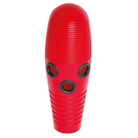 Guiro in plastica - Rosso