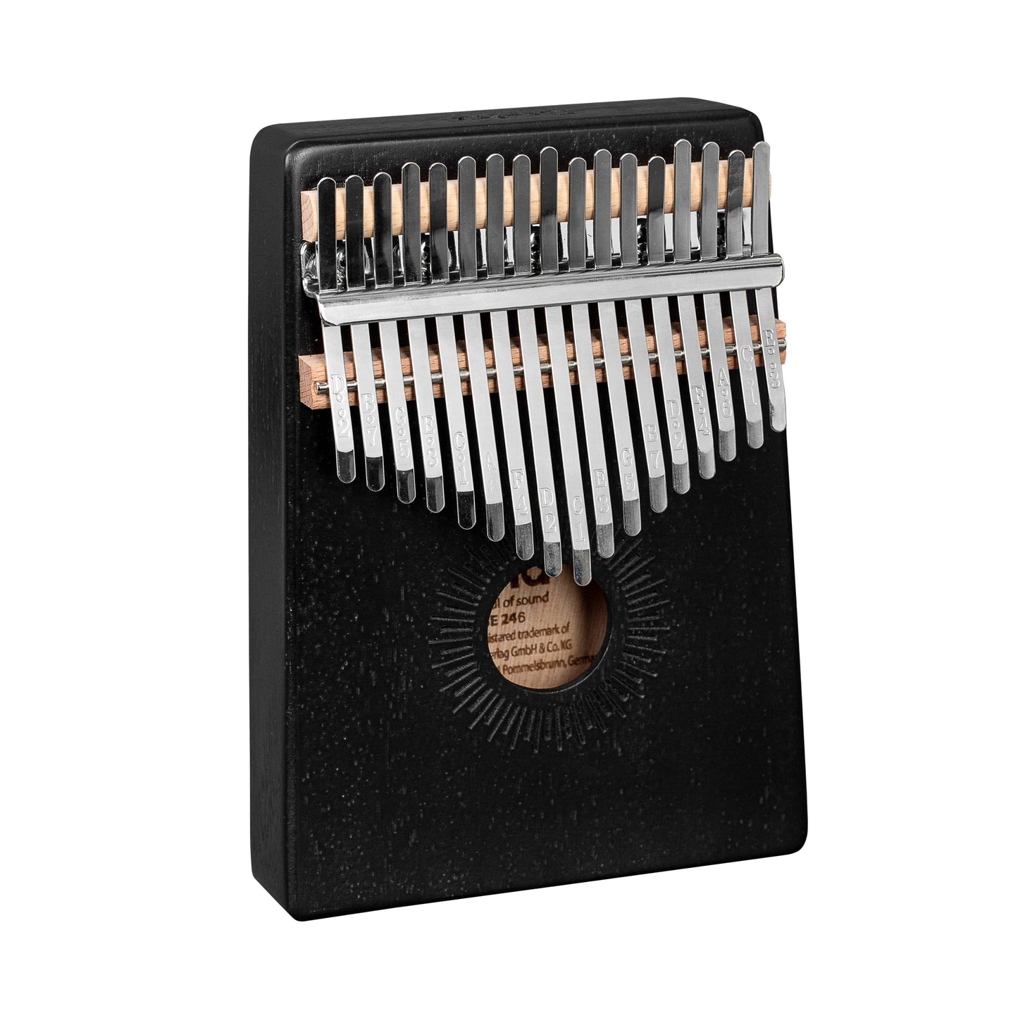 Kalimba Mahogany 17 note - Do (C) maggiore - Nero