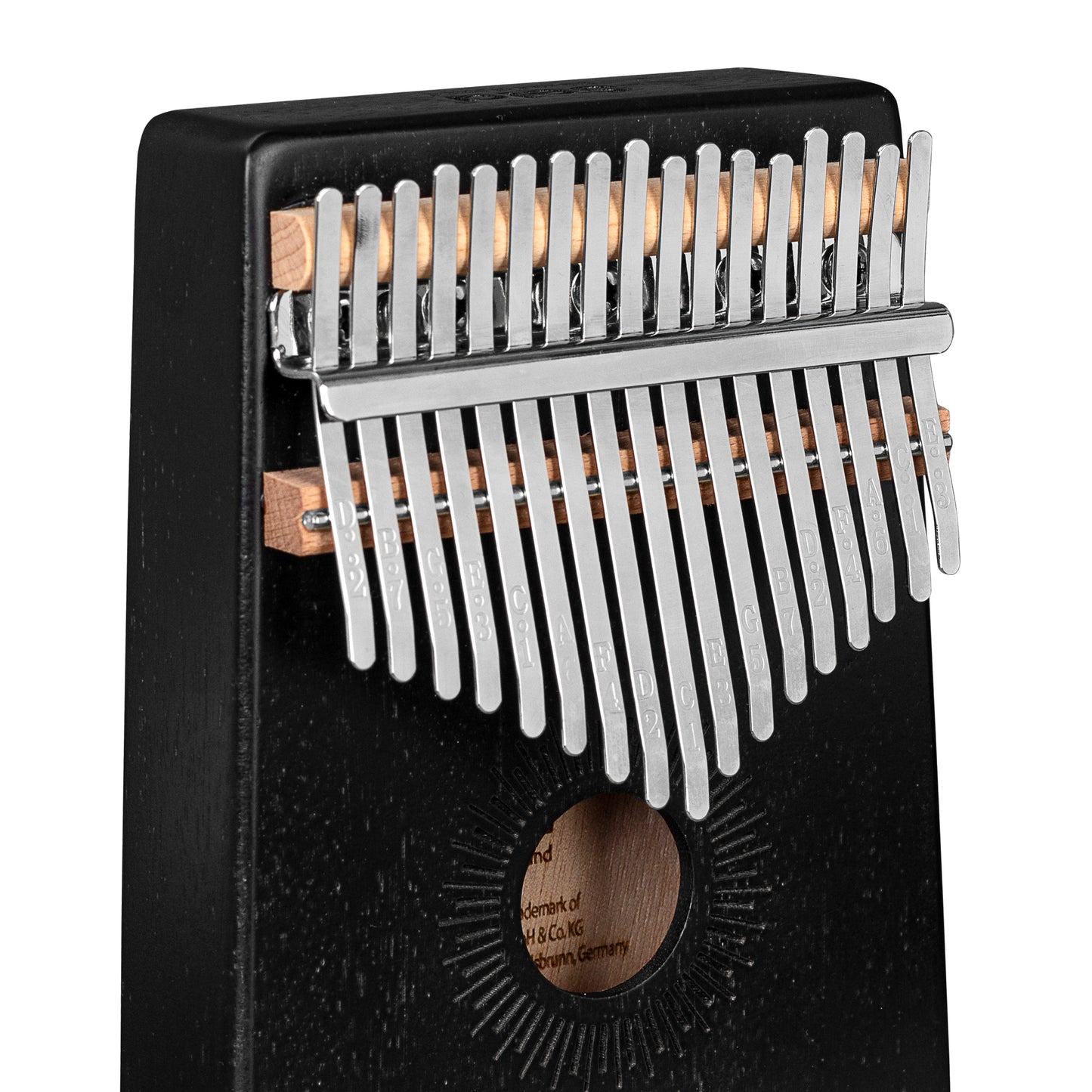 Kalimba Mahogany 17 note - Do (C) maggiore - Nero