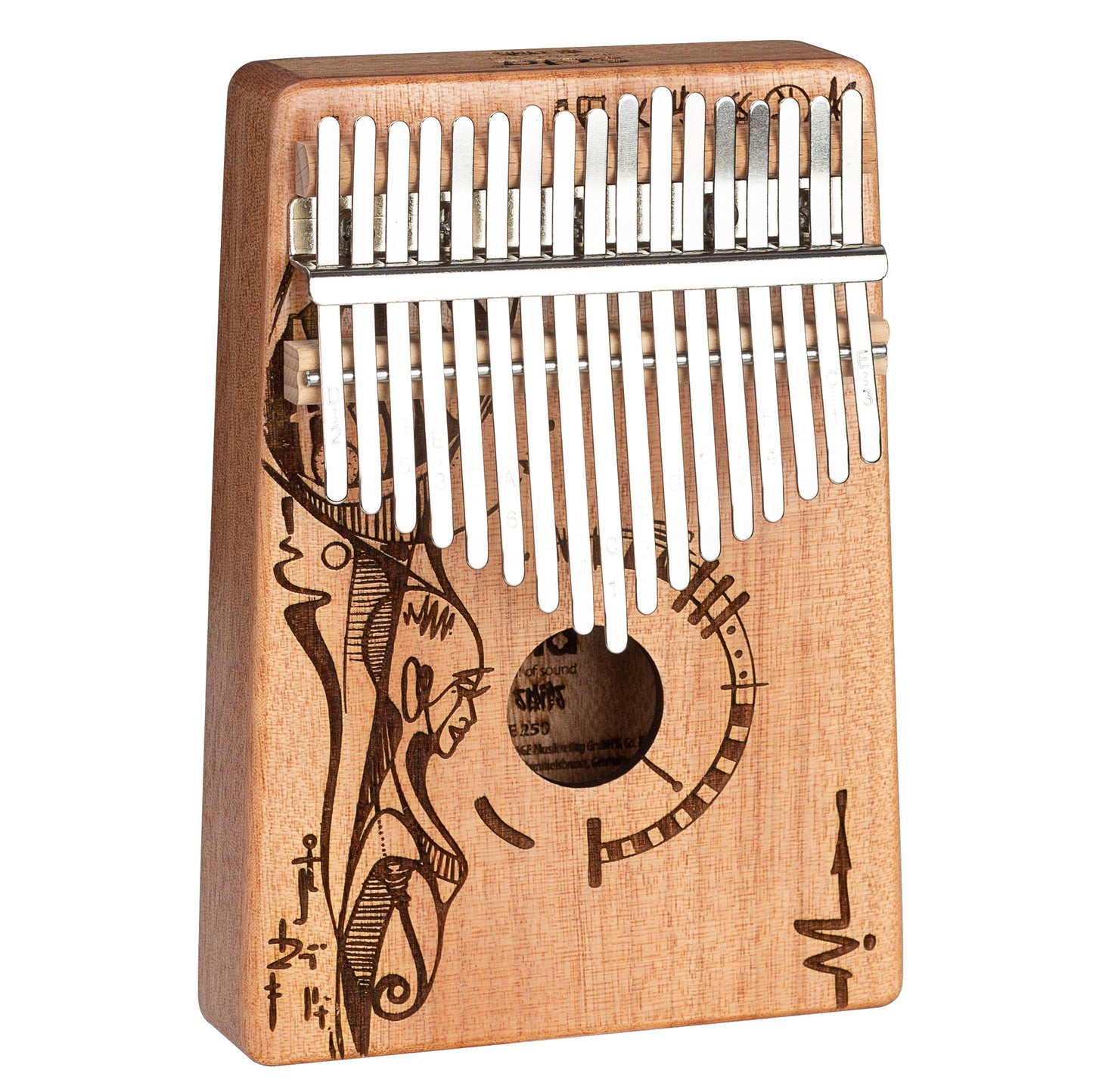 Kalimba Art Series 17 note - Do (C) maggiore - Peaceful Mind