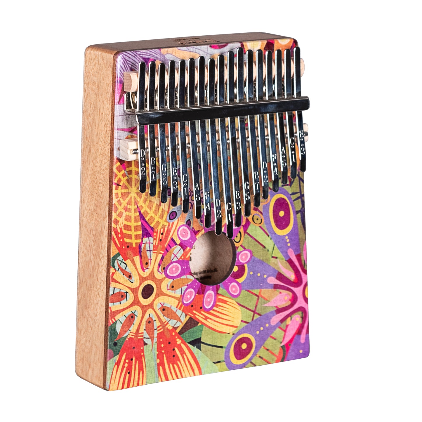Kalimba Art Series 17 note - Do (C) maggiore - Flower Power