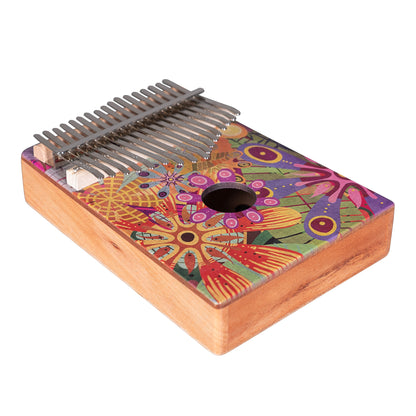 Kalimba Art Series 17 note - Do (C) maggiore - Flower Power