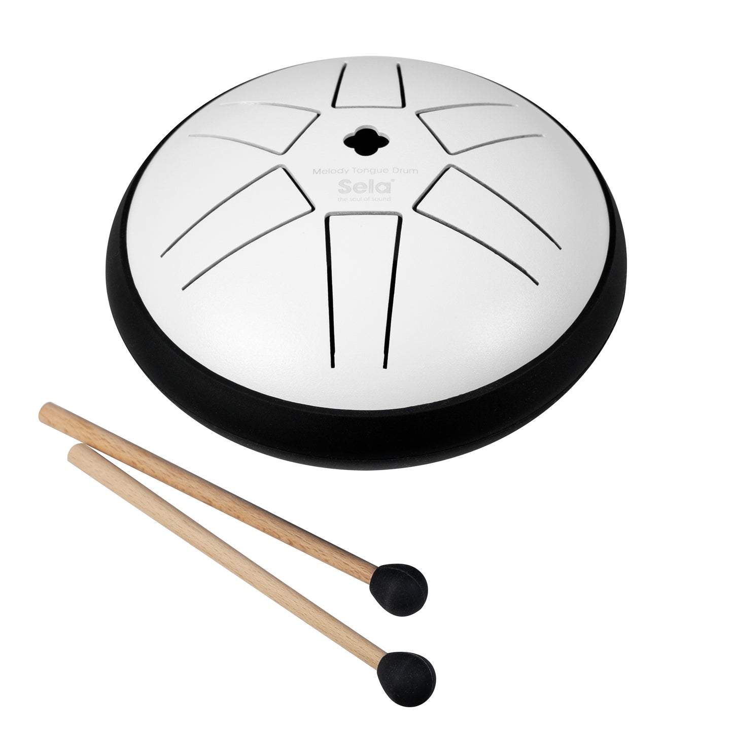 Tongue Drum Melody 5,5“ - Si (B) maggiore - Bianco