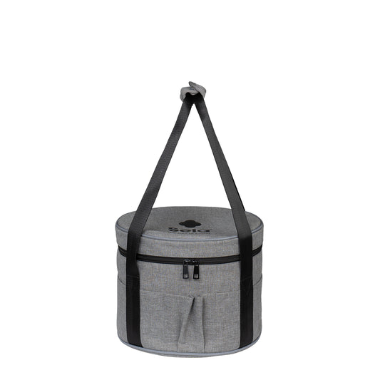 Borsa per campana di cristallo 9" e 10" - grigia