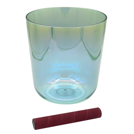Campana di cristallo 6" - Fa (F4) 440 Hz - Turchese