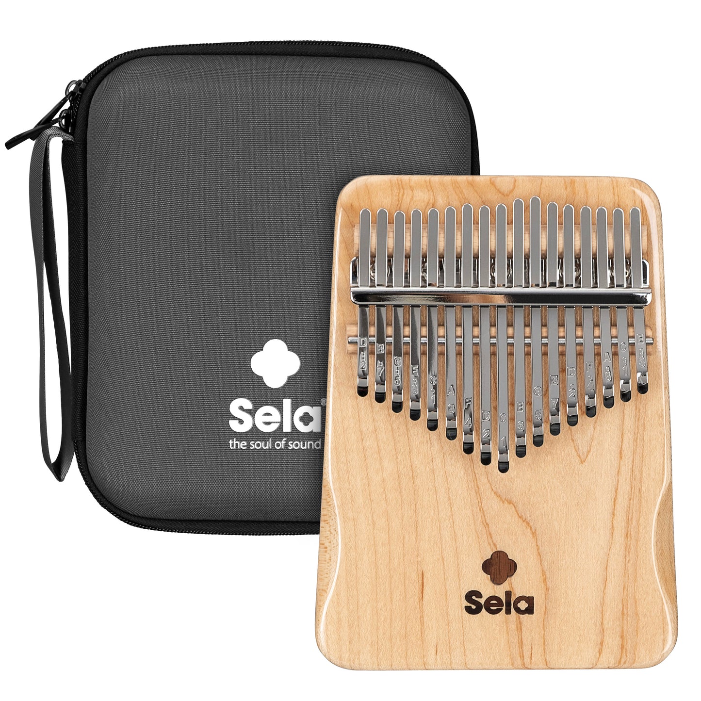 Kalimba Acero Massello 17 note - Do (C) maggiore