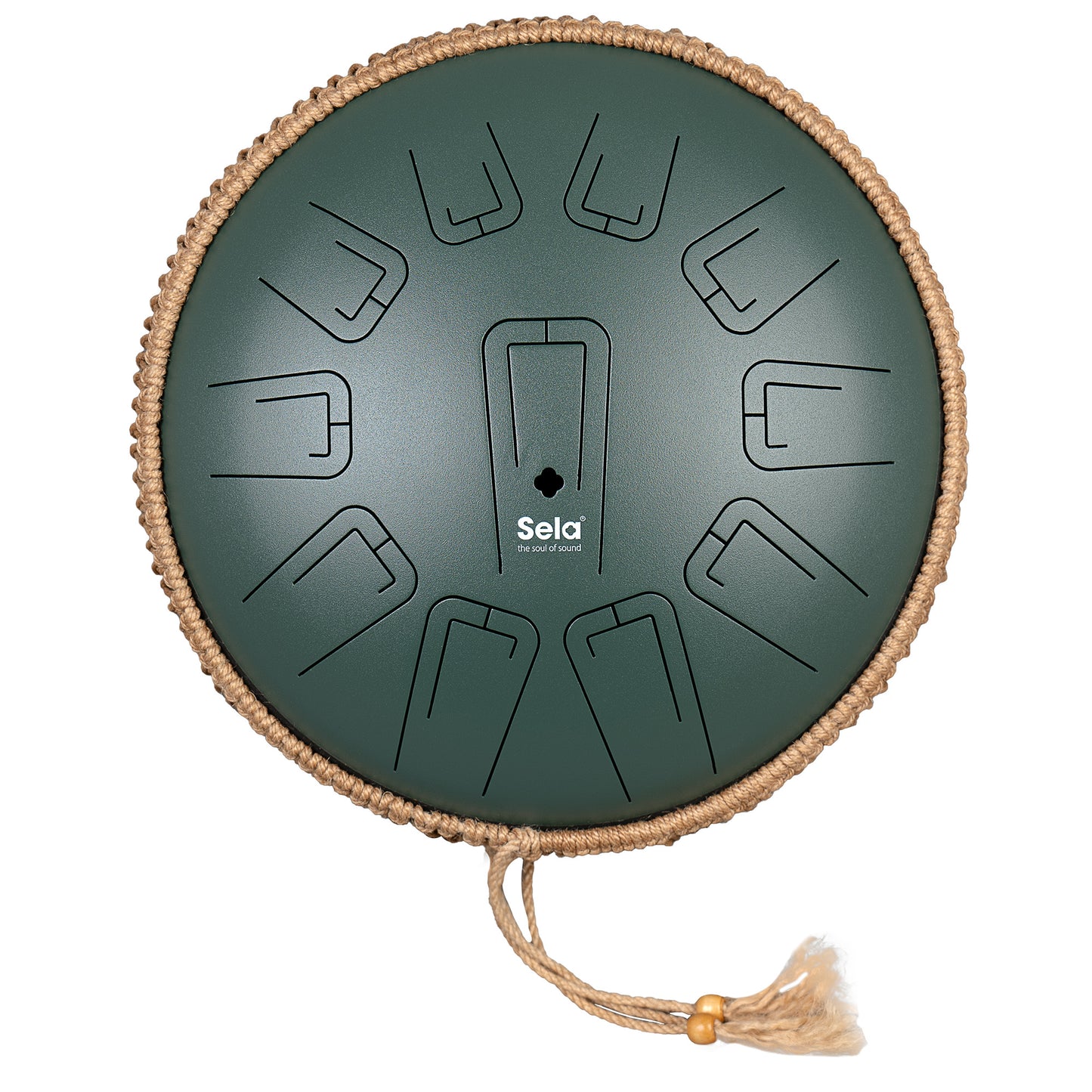 Tongue Drum Unity 13" - Do (C) maggiore - 432 Hz - Verde